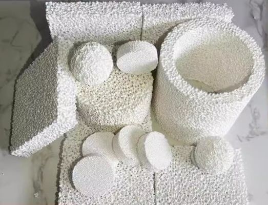 Настройка ширины керамической пеновой фильтрующей пластины для фильтрации жидкости из алюминия высокой прочности